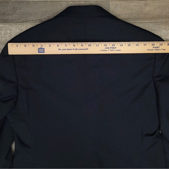 Brooks Brothers Mens Suit 40R 34W Blue Cotton Brookscool Poplin 2pc Blazer Pants - Picture 8 of 14